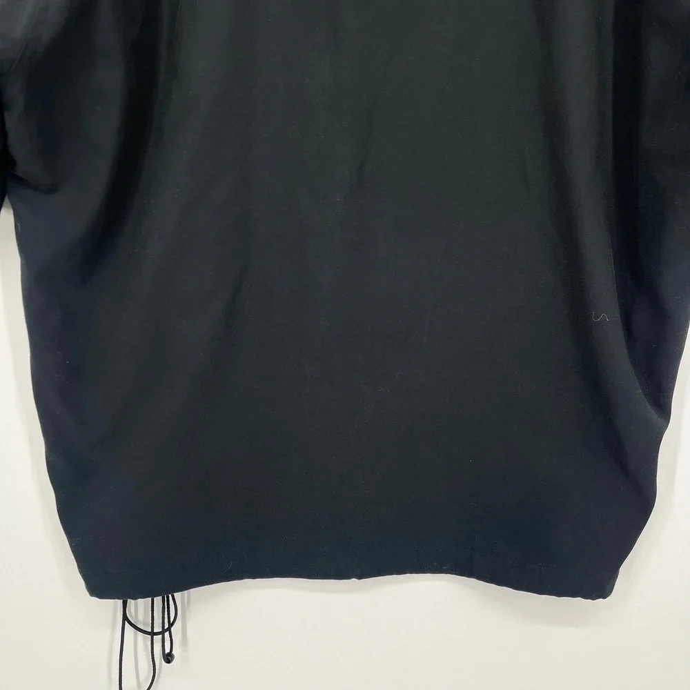 Ashworth Mens Black 2004 Monterey Open Golf Quarter Zip Windshirt Size M
